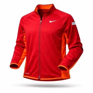 Nike Men’s Element Dri-FIT Running Full-zip Sweater Size Medium Red